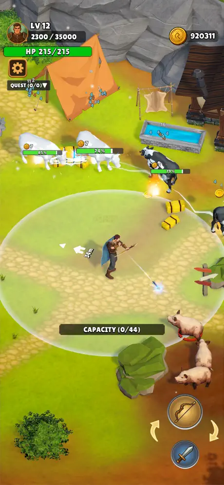 Portal Quest: Idle RPG - iOSGods.com screenshot 2