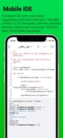 Screenshot 1 of Pyto IDE