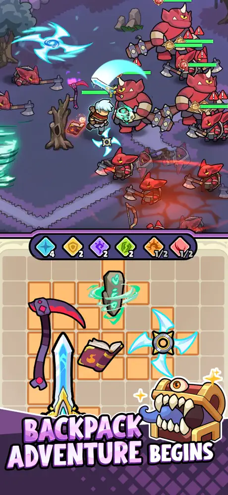 Backpack Legends ✨ screenshot 1