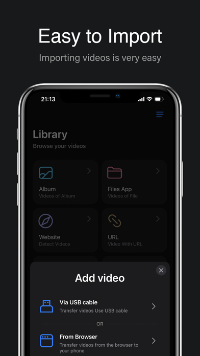 rPlayer: VR & 3D Video Player screenshot 6
