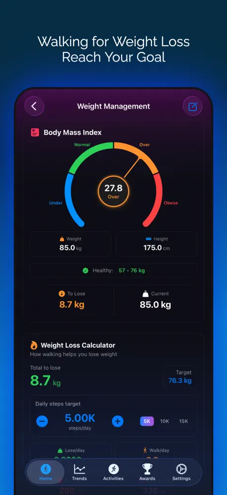 Steply: Step Counter Pedometer screenshot 5