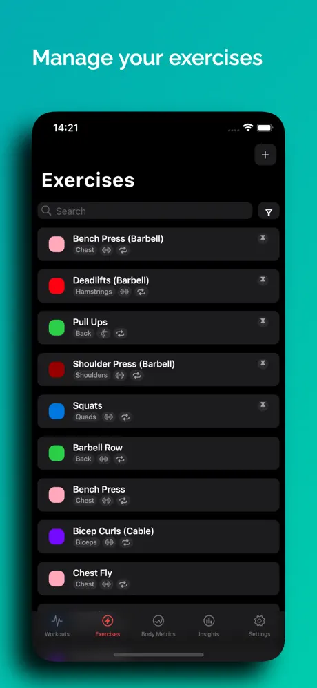 Liftbear - Strength Log screenshot 2