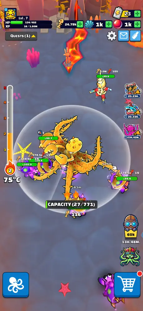 Octopus Feast - iOSGods.com screenshot 2