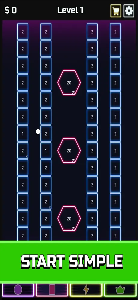 Idle Brick Breaker ✨ screenshot 1
