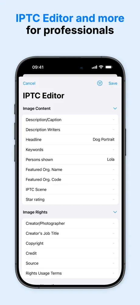 Exif Metadata Editor & IPTC screenshot 3