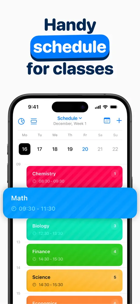 Timetable screenshot 1