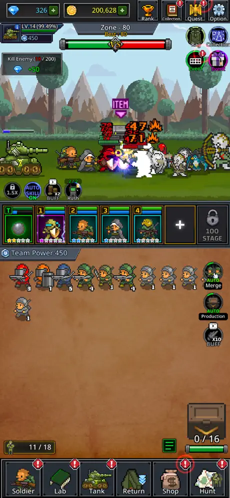 Grow Soldier - iOSGods.com screenshot 1