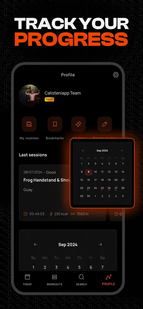 Calisteniapp screenshot 4