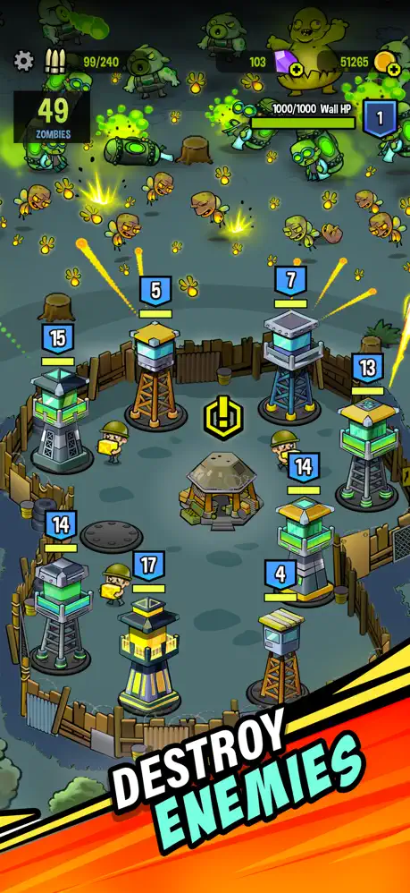 Zombie Towers ✨ screenshot 1