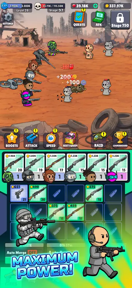 Idle Squad Tactics ✨ screenshot 4