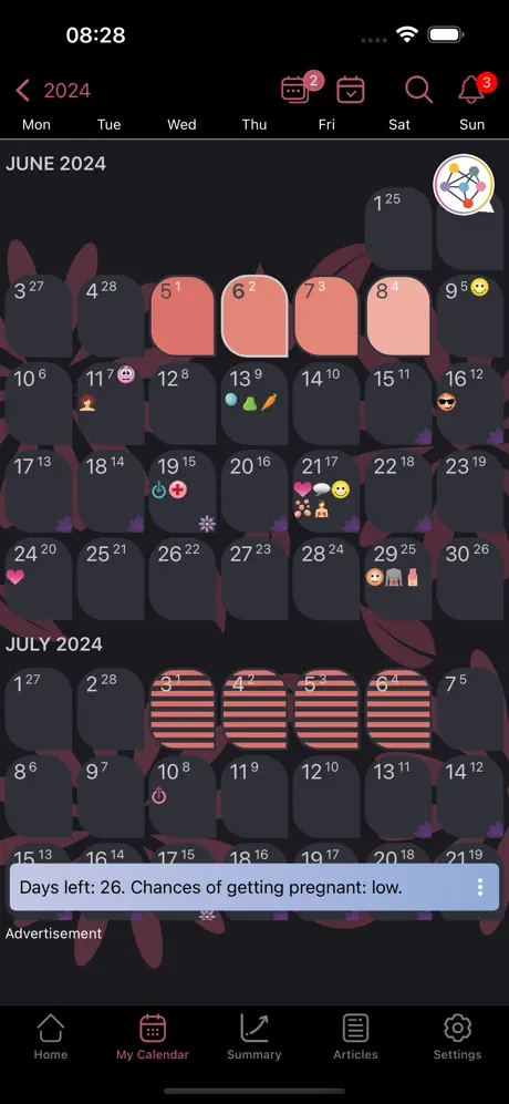 WomanLog screenshot 4