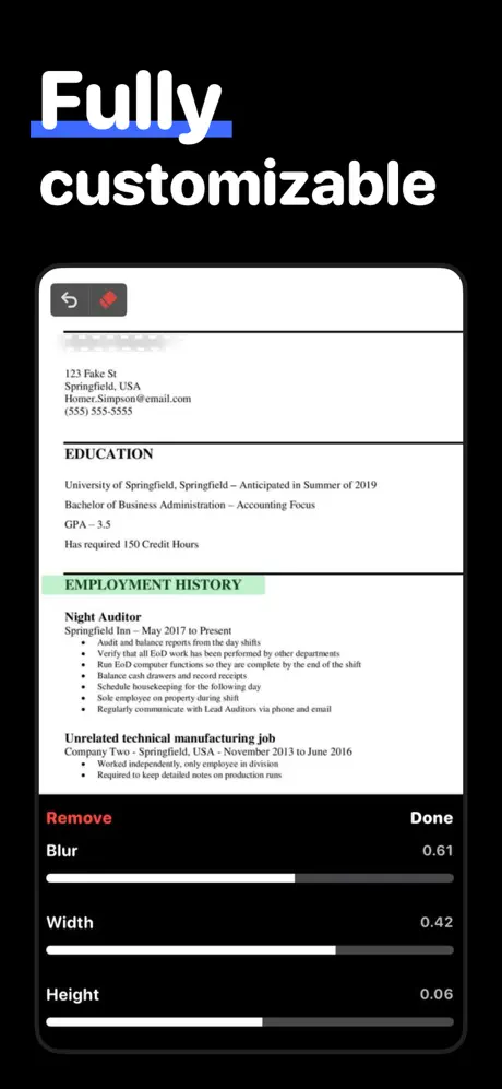 Censor Text screenshot 3