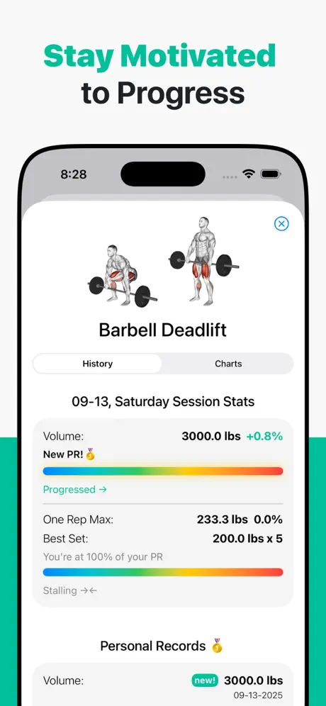 Simple Workout Log - IRONOTES screenshot 5