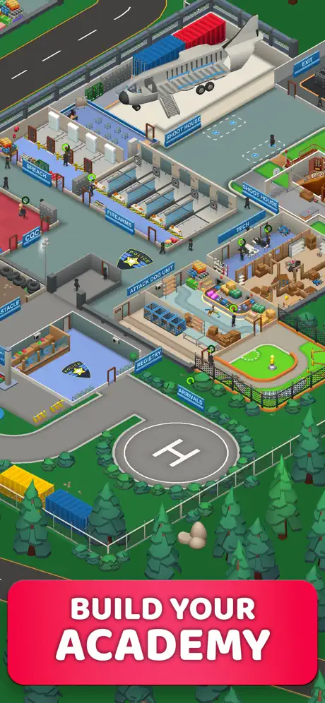 Idle SWAT Academy Tycoon ✨ screenshot 1