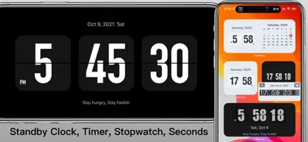 Screenshot 1 of Flip Clock - digital widgets