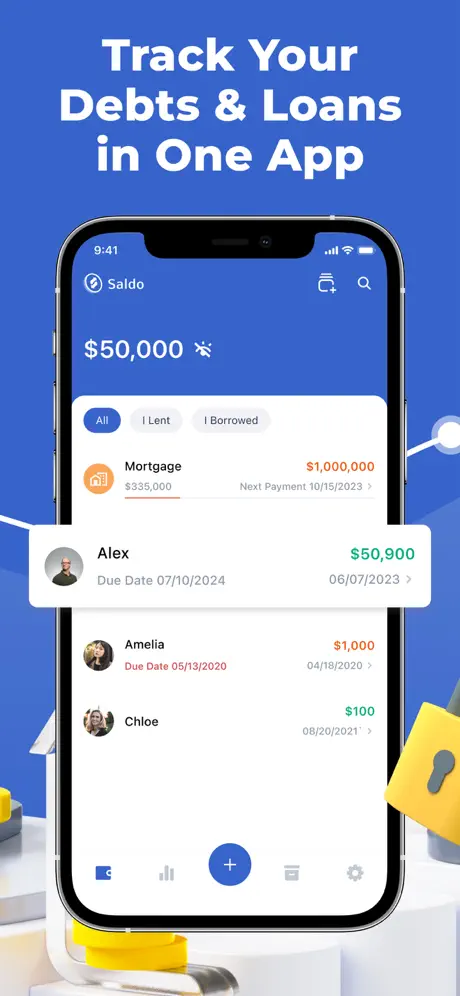 Debt & Bill Tracker – Saldo screenshot 2