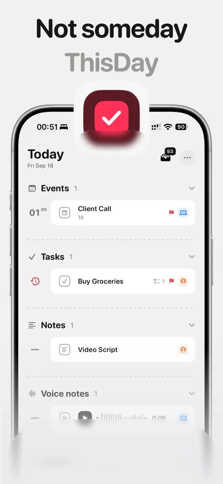 ThisDay on iPhone