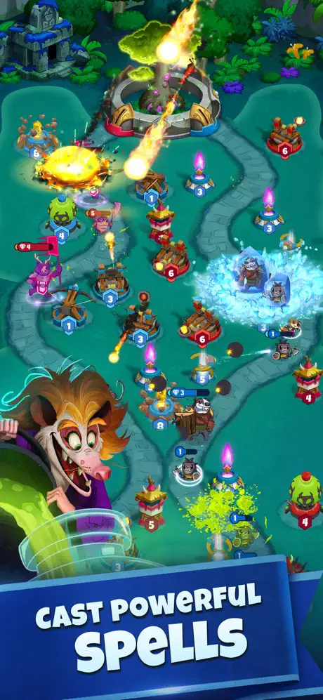 Tower Rush - Tower Defense TD screenshot 1