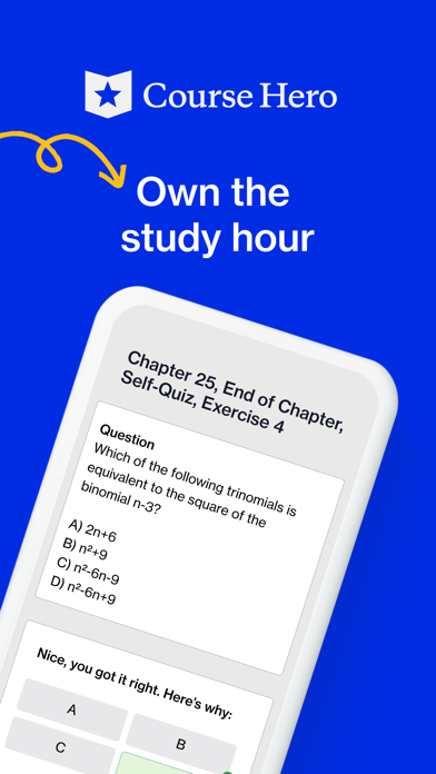 Course Hero: Homework Helper (Original App) screenshot 5