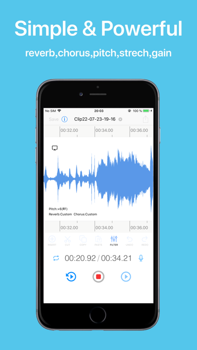 EZAudioCut - Audio Editor screenshot 1