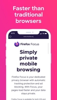 Screenshot 1 of Firefox Focus: Privacy browser