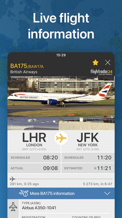 Flightradar24 - Flight Tracker (Original App) screenshot 3
