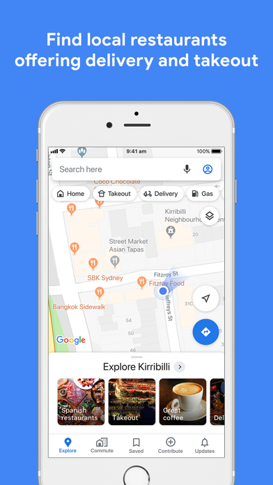 Google Maps - Transit & Food screenshot 2
