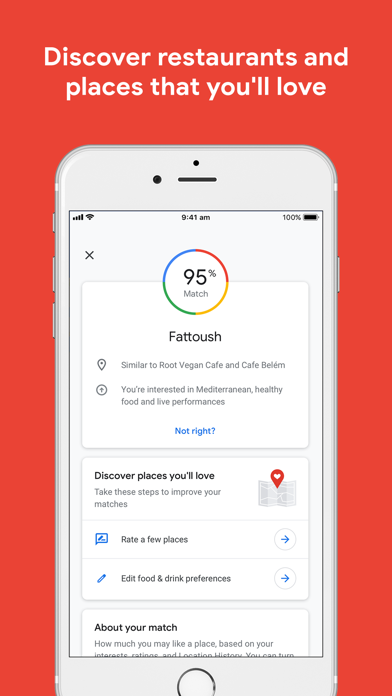 Google Maps - Transit & Food screenshot 1