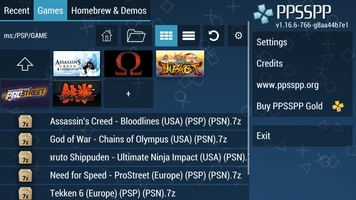 PPSSPP Emulator for iOS screenshot 1