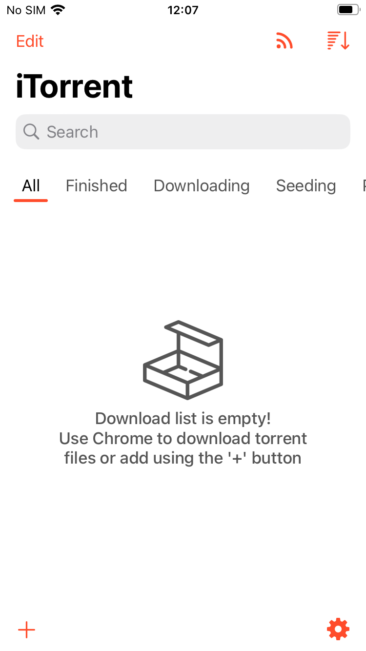iTorrent for iOS screenshot 1