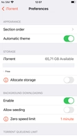 iTorrent for iOS screenshot 2
