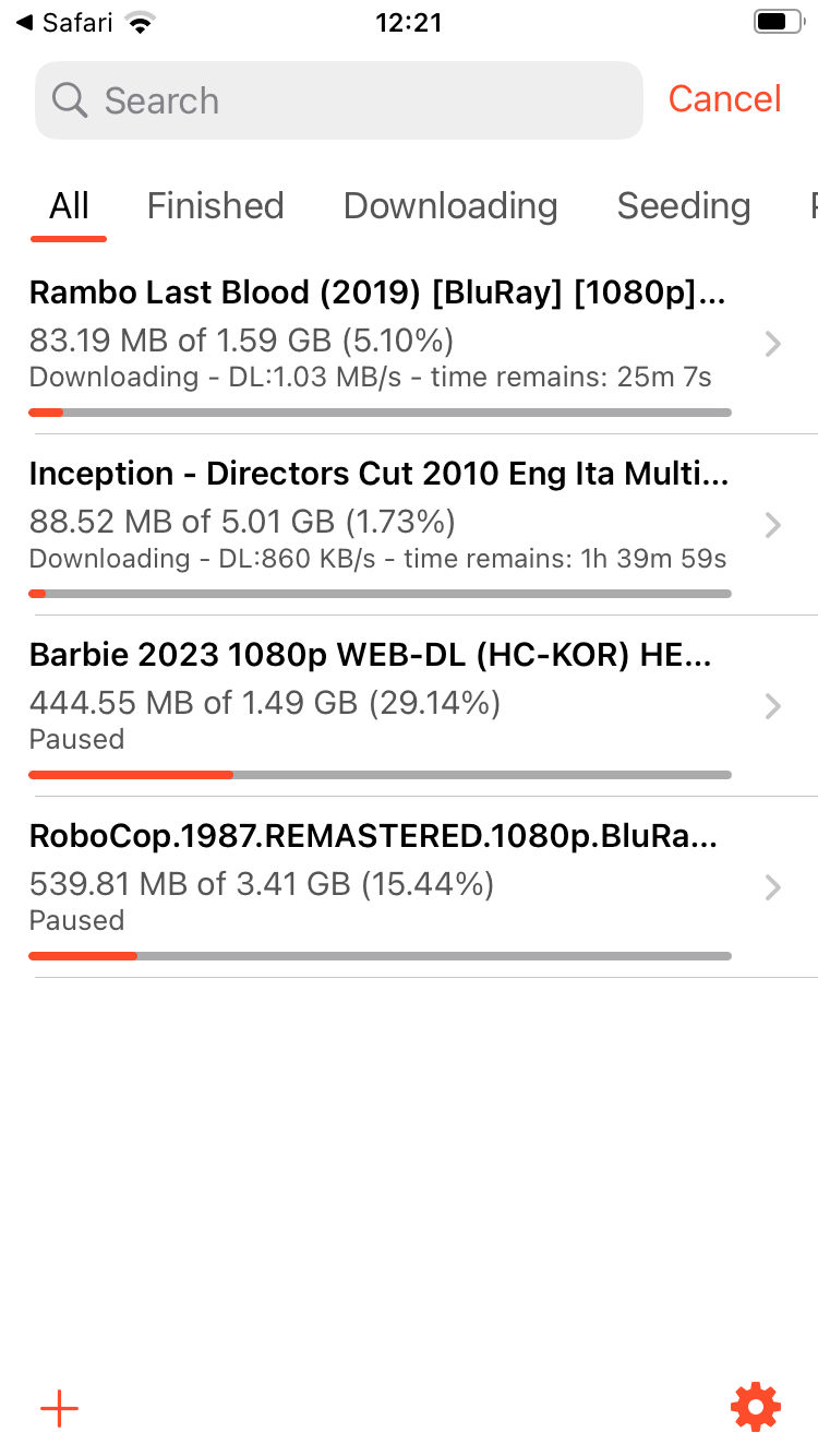 iTorrent for iOS screenshot 4