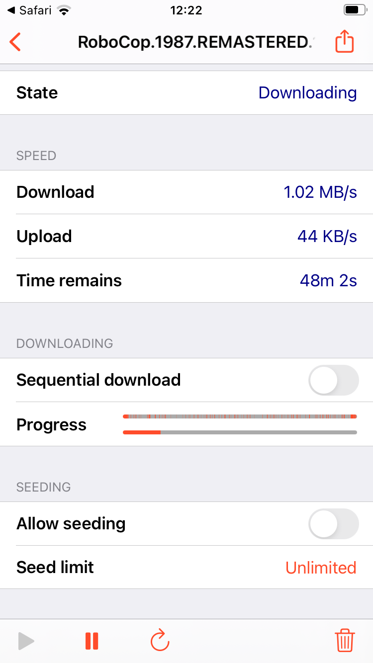 iTorrent for iOS screenshot 3