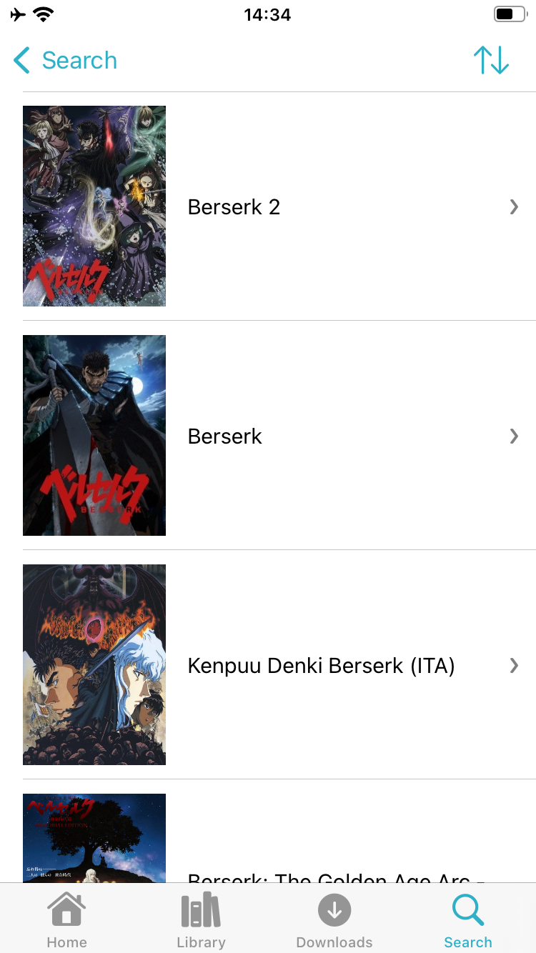Ryu - Anime App for iOS screenshot 3