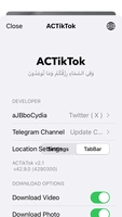 ACTikTok Tweak screenshot 1