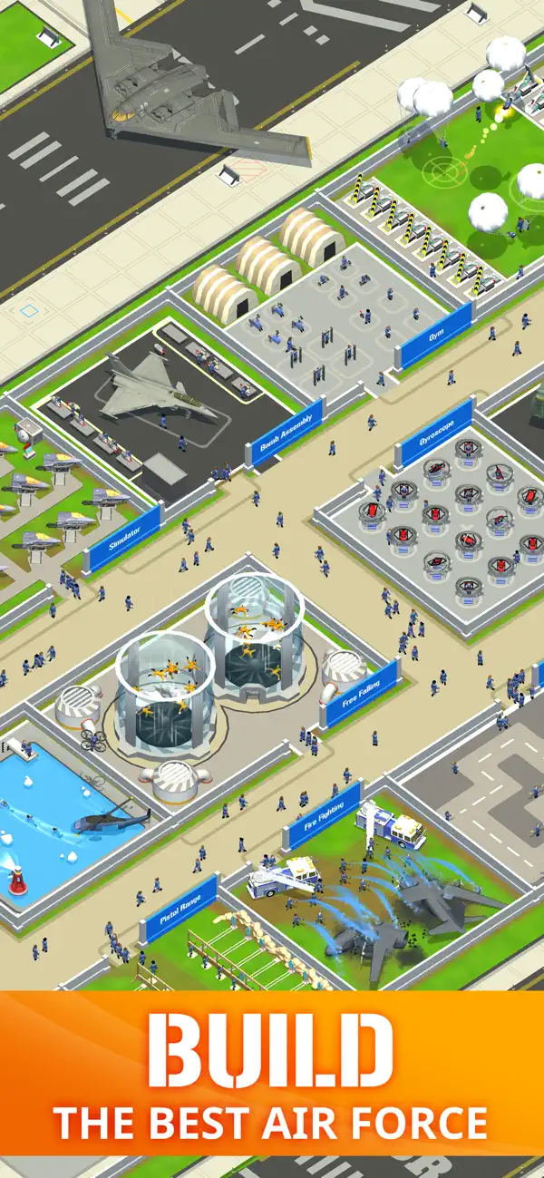 Idle Air Force Base Hack screenshot 1
