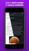 Screenshot 1 of Noir - Safari Dark Mode for iOS
