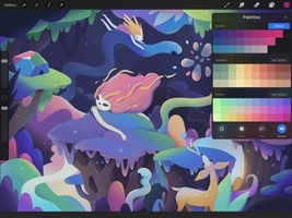 Screenshot 1 of Procreate for iPad
