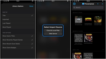 Screenshot 1 of Provenance EMU for iOS