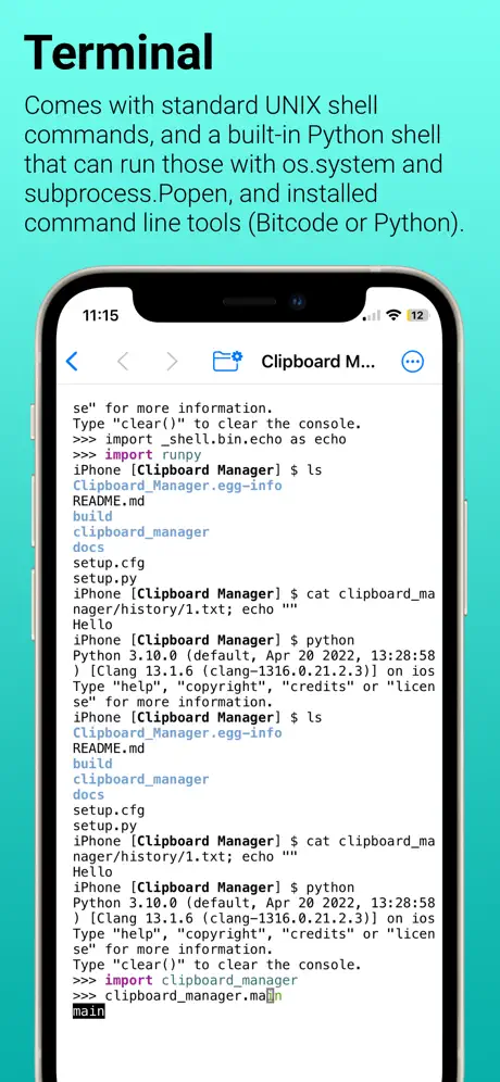 Pyto IDE screenshot 5