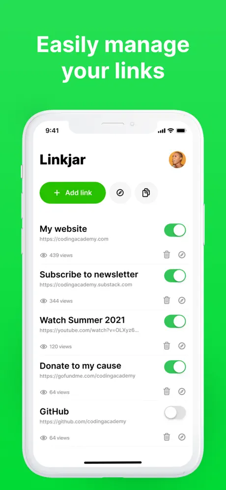Link In Bio Creator: Linkjar screenshot 2