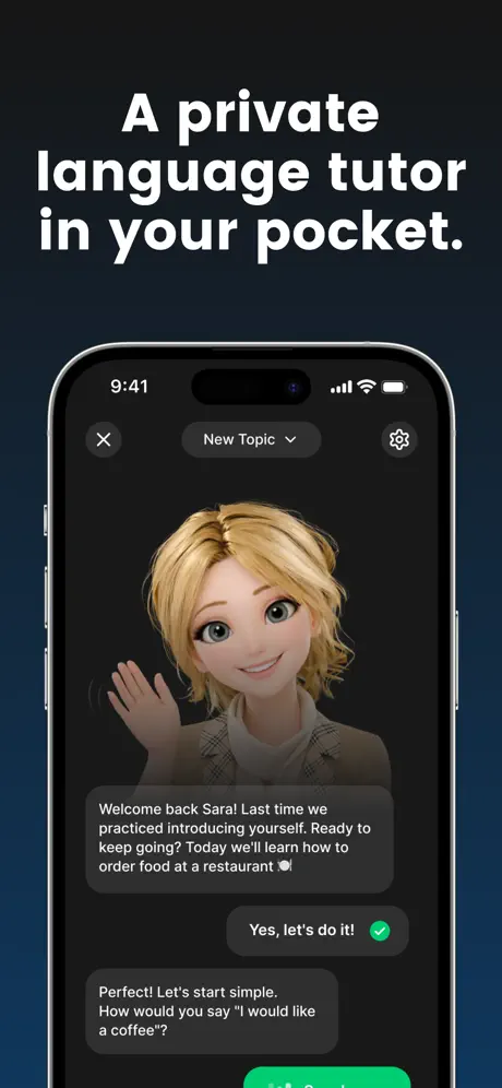 Langotalk screenshot 1