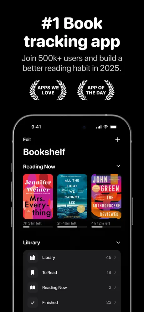 Bookshelf screenshot 1