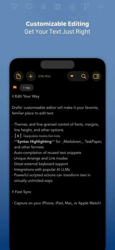 Drafts screenshot 2