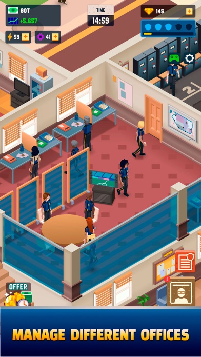 Idle Police Tycoon - iOSGods.com screenshot 2