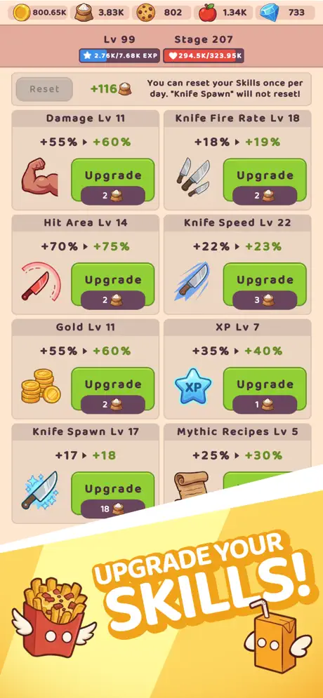 Knife Hero: Idle RPG ✨ screenshot 4