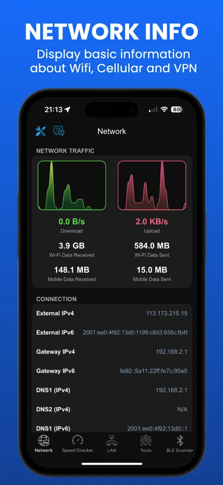 Wifi Analyzer screenshot 1