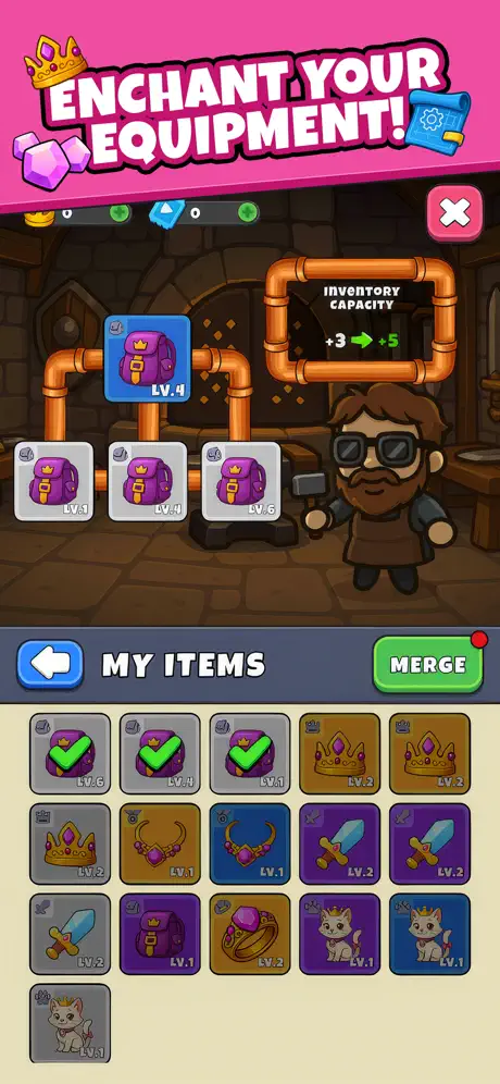 Tiny Heroes: Idle Boss Fight - iOSGods.com screenshot 4