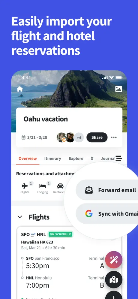 Wanderlog screenshot 3
