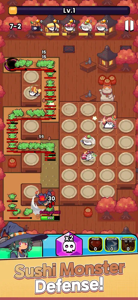 SushiMon Defense ✨ screenshot 1
